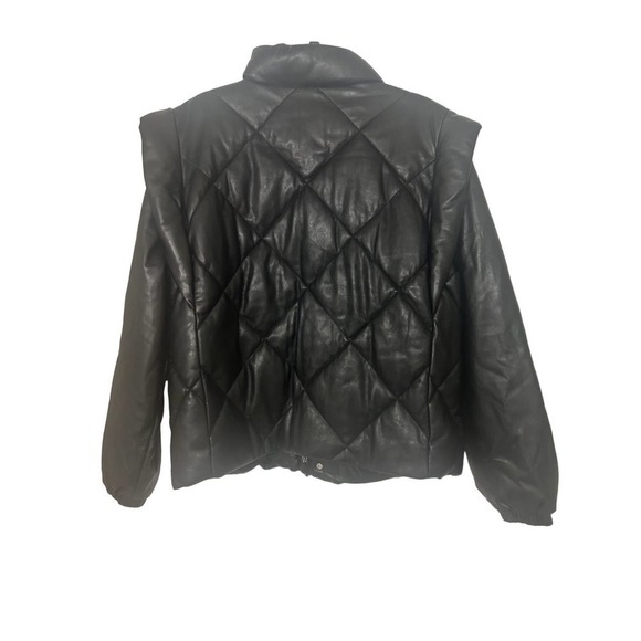 PISTOLA NWT Collista Black Convertible Quilted Puffer Coat Removable Sleeves XL - Picture 7 of 10